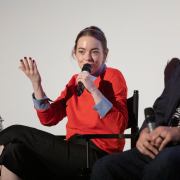 Emma Stone, Jesse Plemons and director Yorgos Lanthimos attend Kinds of Kindness Special Screening in London